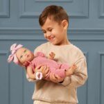 Lulla Baby Baby Doll Pink Romper Outfit - 14 inch - Image 6