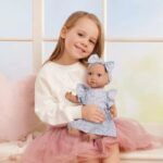 Lulla Baby Blue Dress & Pajama Set Baby Doll - 14 inch - Image 2
