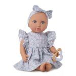Lulla Baby Blue Dress & Pajama Set Baby Doll - 14 inch - Image 3