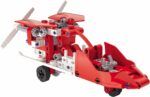 Clemetoni Small Mech Lab Firefighters Helicopter & Hovercraft Kit - Image 3