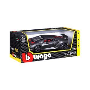 Bburago Lamborghini Sesto Elemento - Met Gray -1:24 Model Car