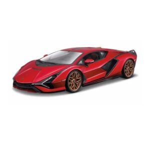 Bburago Lamborghini Sian- Red -1:24 Model Car