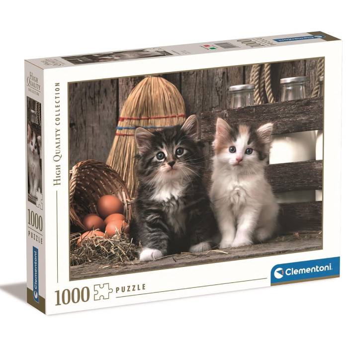 Clementoni Lovely Kittens Jigsaw Puzzle - 1000 Pieces Clementoni Lovely Kittens Jigsaw Puzzle - 1000 Pieces