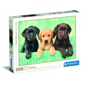 Clementoni Three Labrador Jigsaw Puzzle - 1000 Pieces