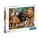 Clementoni Wild Cats Jigsaw Puzzle - 500 Piece