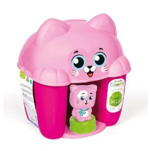 Clemetoni Cat and Kitty Bucket With 6 Blocks