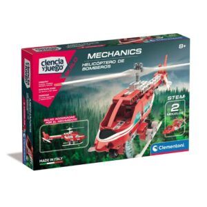 Clemetoni Small Mech Lab Firefighters Helicopter & Hovercraft Kit