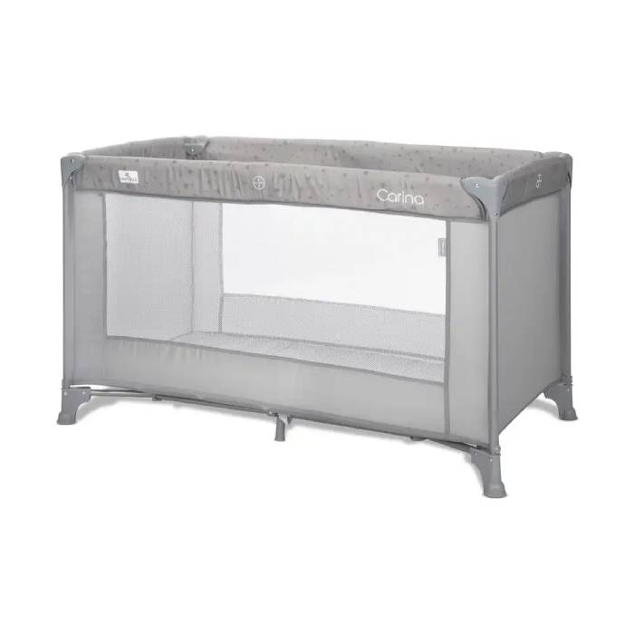 Lorelli - Carina Baby Cot 1 Layer - Grey Lorelli - Carina Baby Cot 1 Layer - Grey