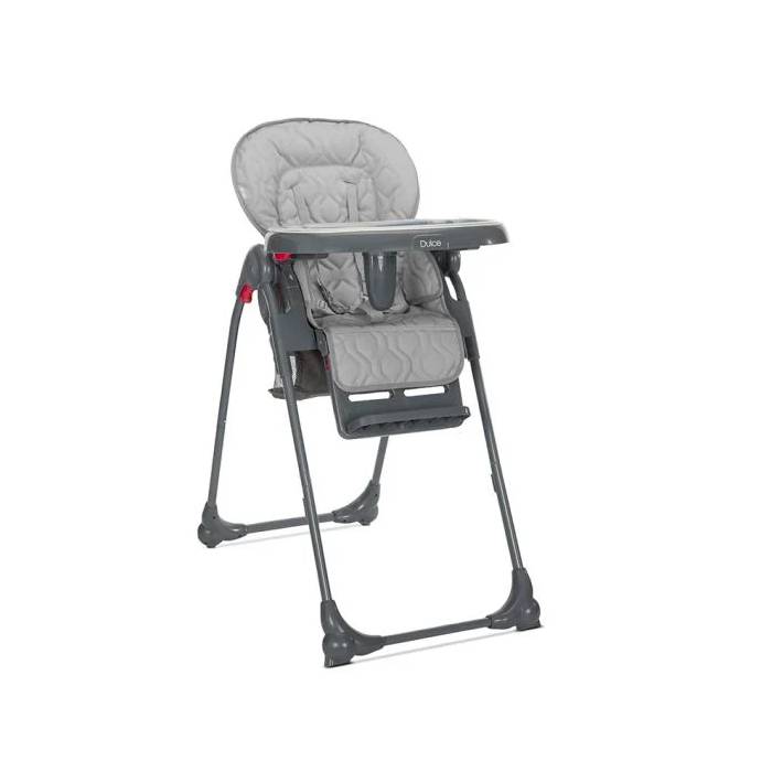 Lorelli - Dulce High Chair Grey Leather Lorelli - Dulce High Chair Grey Leather