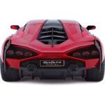 Bburago Lamborghini Sian FKP 37 Red 1:18 Model Car - Image 2