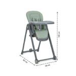 Lorelli - Party High Chair Grey Leather - Image 12