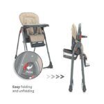 Lorelli - Dulce High Chair Green Leather - Image 2