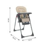 Lorelli - Dulce High Chair Green Leather - Image 9