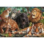 Clementoni Wild Cats Jigsaw Puzzle - 500 Piece - Image 2