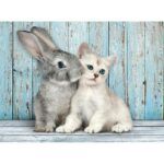 Clementoni Cat & Bunny Jigsaw Puzzle - 500 Piece - Image 2