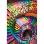 Clementoni Color Boom Stairs Jigsaw Puzzle - 500 Piece - Image 2