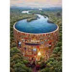 Clementoni Bibliodame Jigsaw Puzzle - 1000 Pieces - Image 2