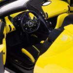 Bburago Bugatti Mistral Yellow 1:18 Model Car - Image 6