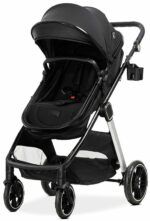 Lorelli - 3 in 1 Baby Stroller - Aspen, Black - Image 2