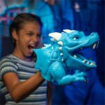 Eolo Electronic Blue Dragon Puppet With Sounds - Image 3