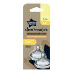 Tommee Tippee  Nature Advanced Anti-Colic Teats Medium Flow- Pack of 2 - Image 4
