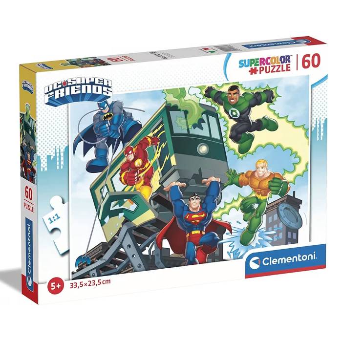 Clementoni Dc Comics Super Friends Puzzle 60 Pieces Clementoni Dc Comics Super Friends Puzzle 60 Pieces