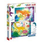Clementoni Dinos Puzzle 2*20 Pieces