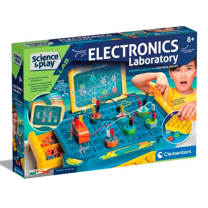 Clementoni Science And Play Electronics Laboratory - Battery Operated Clementoni Science And Play Electronics Laboratory - Battery Operated