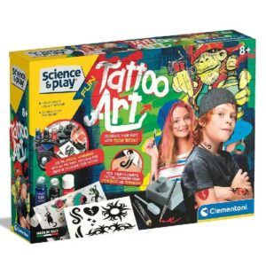 Clementoni Science Fun Tattoo Art Set - Multicolor