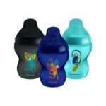 Tommee Tippee Nature Baby Feeding Bottle- Midnight Jungle 260 ml (Pack Of 3) - Image 3