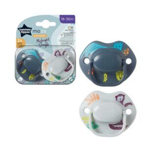 Tommee Tippee Moda Soothers 18–36 Months - 2 Pcs