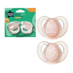 Tommee Tippee Natural Latex Soothers 6–18 Months - 2 Pcs