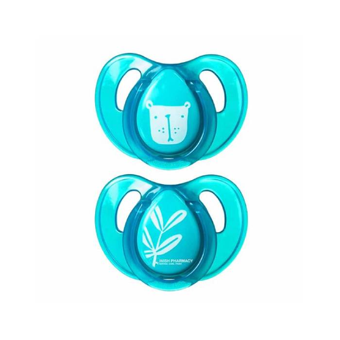 Tommee Tippee Natural Latex Soothers 6–18 Months - 2 Pcs Tommee Tippee Natural Latex Soothers 6–18 Months - 2 Pcs