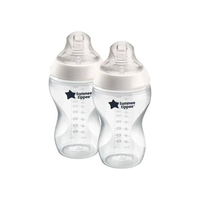 Tommee Tippee Nature Baby Feeding Bottle 340 ml (Pack Of 2) (1) Tommee Tippee Nature Baby Feeding Bottle 340 ml (Pack Of 2)