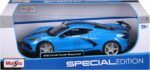 Maisto 2020 Chevrolet Corvette Stingray Coupe (High Wing)-1:18 Model Car - Image 5