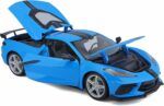 Maisto 2020 Chevrolet Corvette Stingray Coupe (High Wing)-1:18 Model Car - Image 3