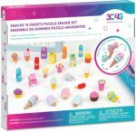 Make It Real Snacks 'N Sweets Puzzle Eraser Set - Image 2