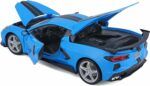 Maisto 2020 Chevrolet Corvette Stingray Coupe (High Wing)-1:18 Model Car - Image 4