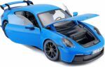 Maisto Porsche 911 GT3 Blue-1:18 Model Car - Image 3