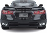 Maisto 2020 Chevrolet Corvette Stingray Coupe Z51 Grey-1:18 Model Car - Image 5