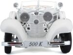 Maisto Mercedes-Benz 500 K Special Roadster Silver-1:18 Model Car - Image 3
