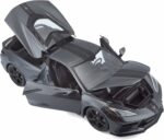 Maisto 2020 Chevrolet Corvette Stingray Coupe Z51 Grey-1:18 Model Car - Image 3