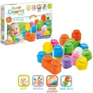 Clementoni Soft Clemmy 24 Building Blocks Set