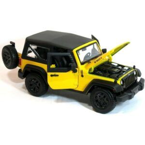Maisto 2014 Jeep Wrangler Yellow -1:18 Model Car
