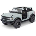 Maisto 2021 Ford Bronco Badlands (No Door) Grey-1:18 Model Car