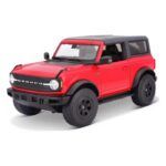Maisto 2021 Ford Bronco Badlands Red-1:18 Model Car