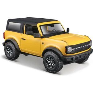 Maisto 2021 Ford Bronco Badlands Yellow -1:24 Model Car
