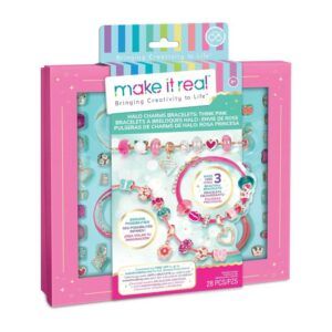 Make It Real Halo Charms Bracelets Think Pink