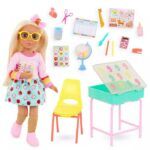 Glitter Girls 14-inch School Doll Mallory and School Desk Playset - Image 8