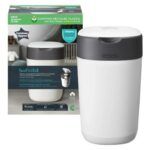 Tommee Tippee Twist&Click Nappy Bin - White